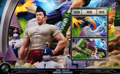 Hunter x Hunter Scorpion Studio Greed Island Gon Freecss & Killua Zoldyck Resin Statue