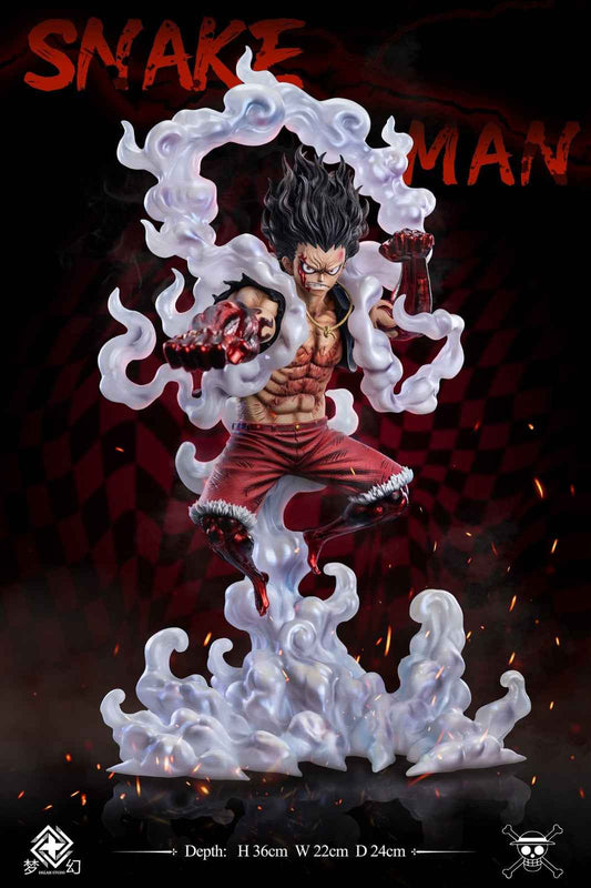 One Piece ~ Dream Studio ~ Monkey D. Luffy Gear 4th Snakeman ~ Resin Statue
