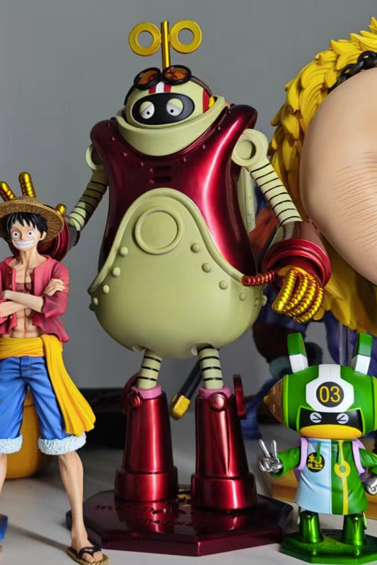 One Piece Long Hu Studio Pythagoras Punk 04 Egghead Arc Resin Statue