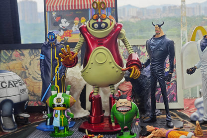 One Piece Long Hu Studio Pythagoras Punk 04 Egghead Arc Resin Statue