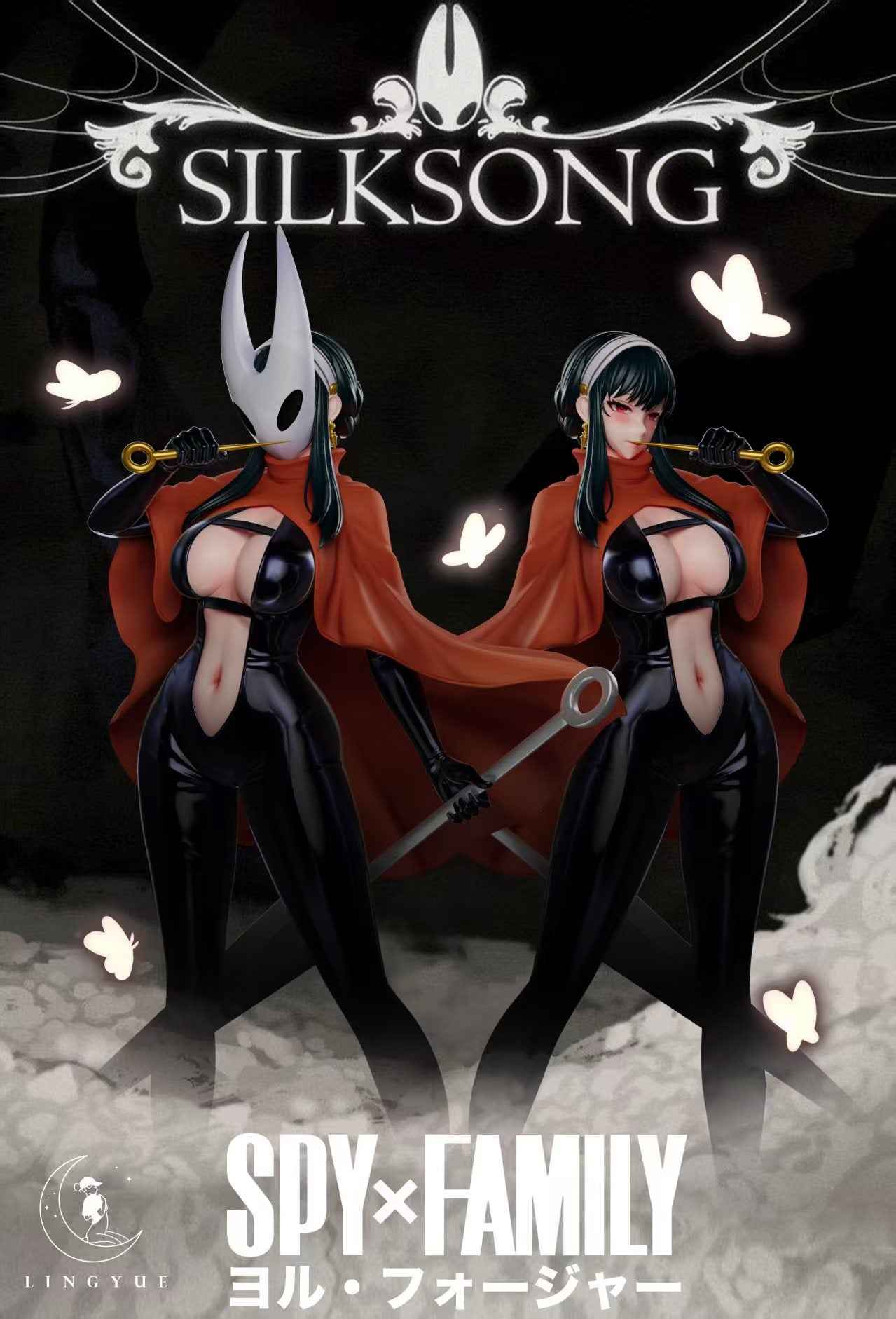 Spy x Family Ling Yue Studio Yor Forger Cosplay Silksong Hornet Resin Statue