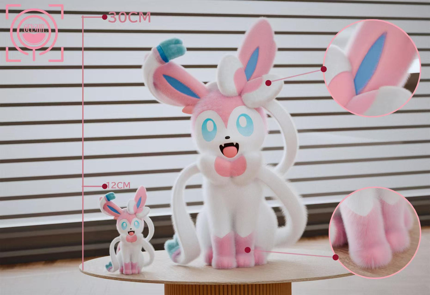 Pokémon Geisha Studio Plush Texture Sylveon Resin Statue