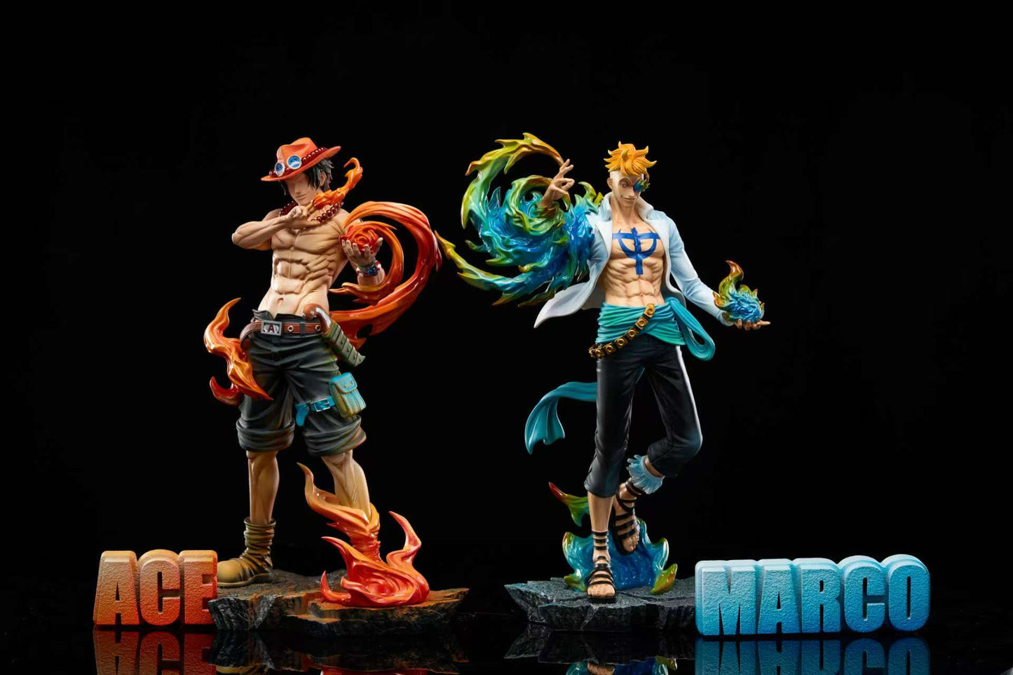 One Piece Ghost Studio Fire Fist Portgas D. Ace Resin Statue
