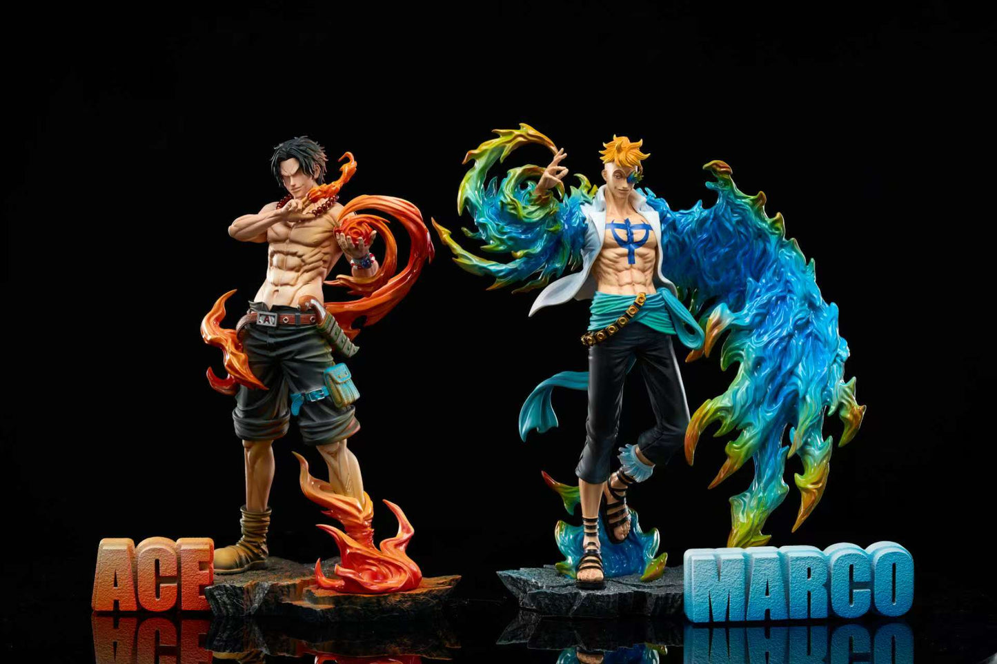 One Piece Ghost Studio Fire Fist Portgas D. Ace Resin Statue