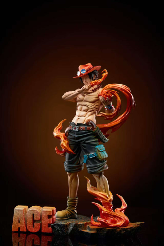 One Piece Ghost Studio Fire Fist Portgas D. Ace Resin Statue