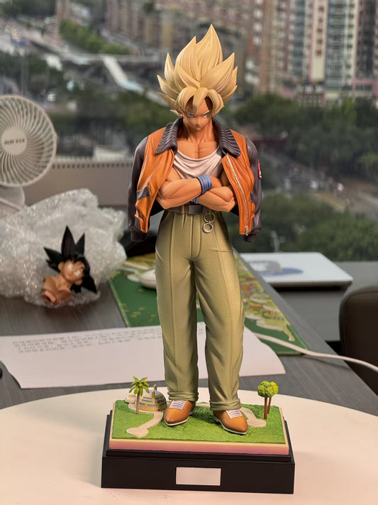 Dragon Ball Wish Studio Casual Outfit Son Goku Resin Statue