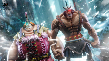 One Piece Black Studio Kashii & Oimo Resin Statue