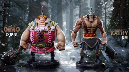 One Piece Black Studio Kashii & Oimo Resin Statue
