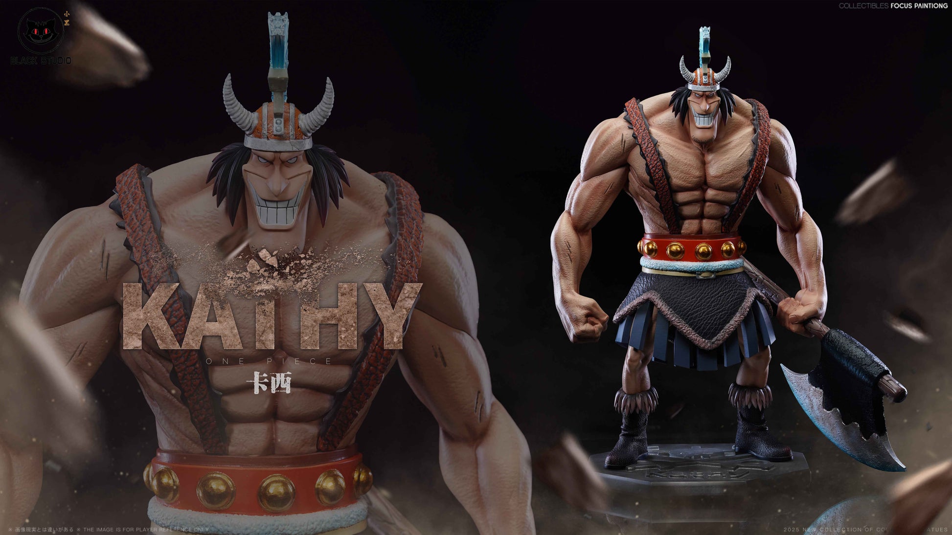 One Piece Black Studio Kashii & Oimo Resin Statue