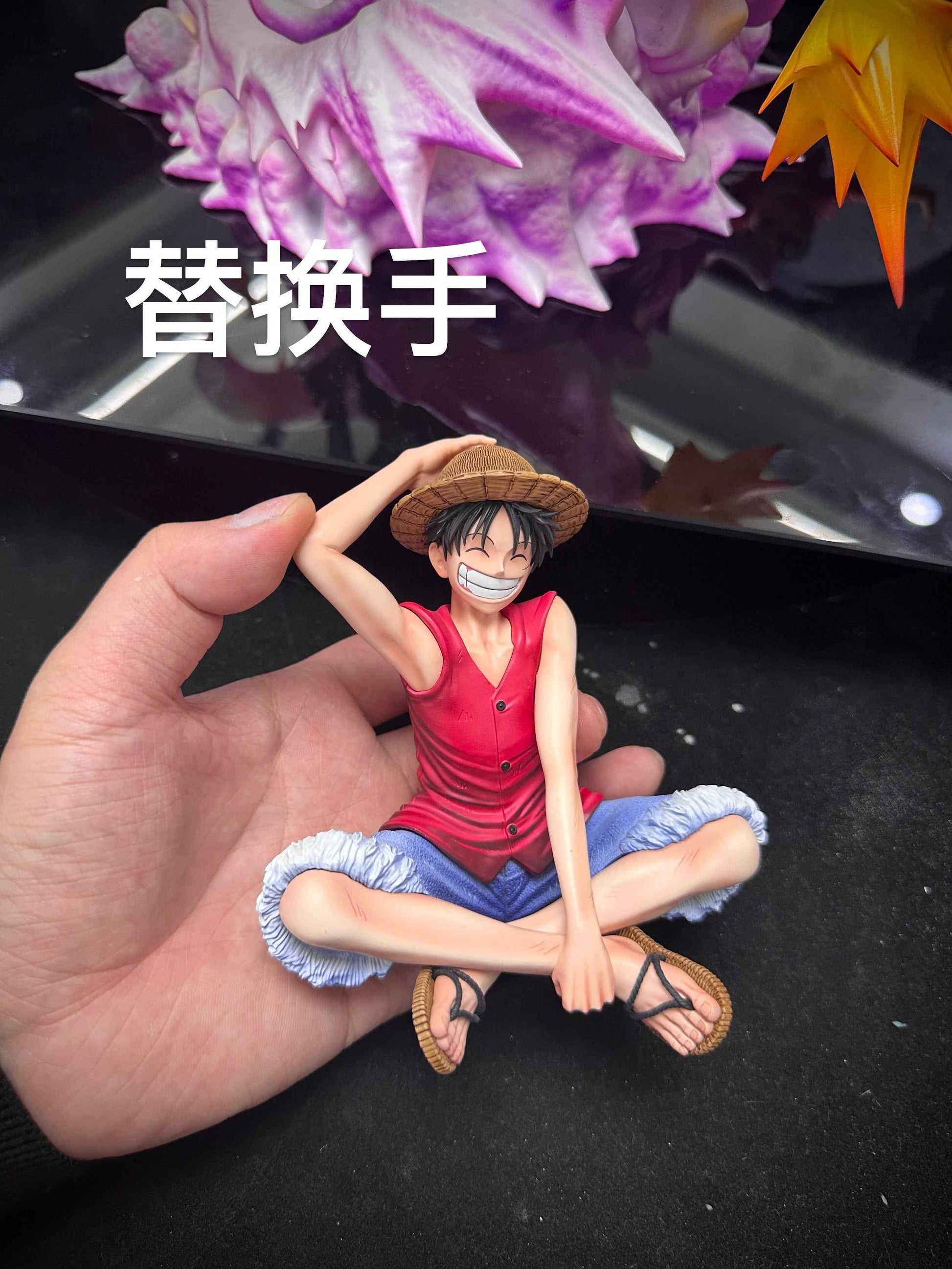 One Piece AS Studio Seated Mokey D. Luffy Resin Statue