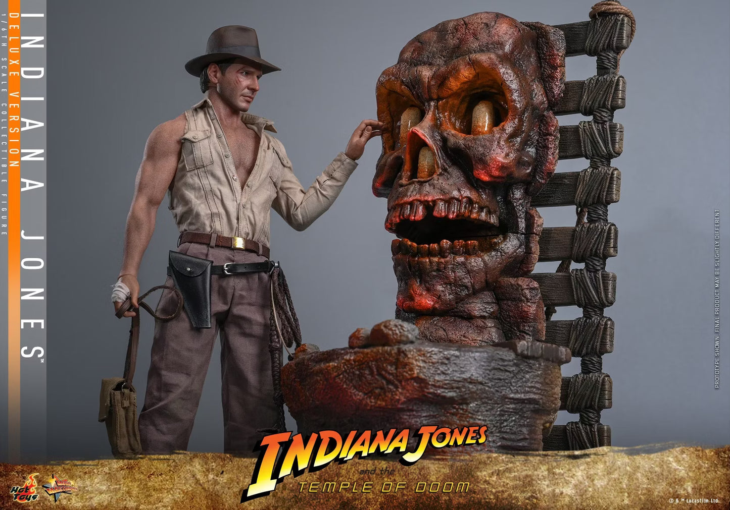 Indiana Jones Hot Toys Indiana Jones and the Temple of Doom MMS860 MMS861 1/6 Licensed Action Figure