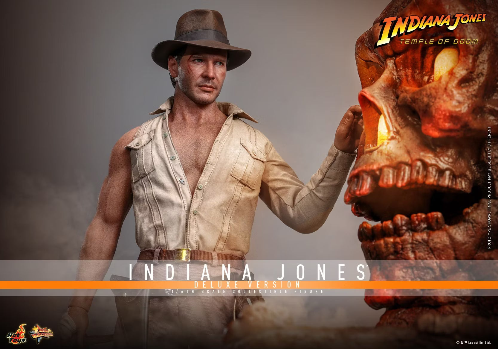 Indiana Jones Hot Toys Indiana Jones and the Temple of Doom MMS860 MMS861 1/6 Licensed Action Figure