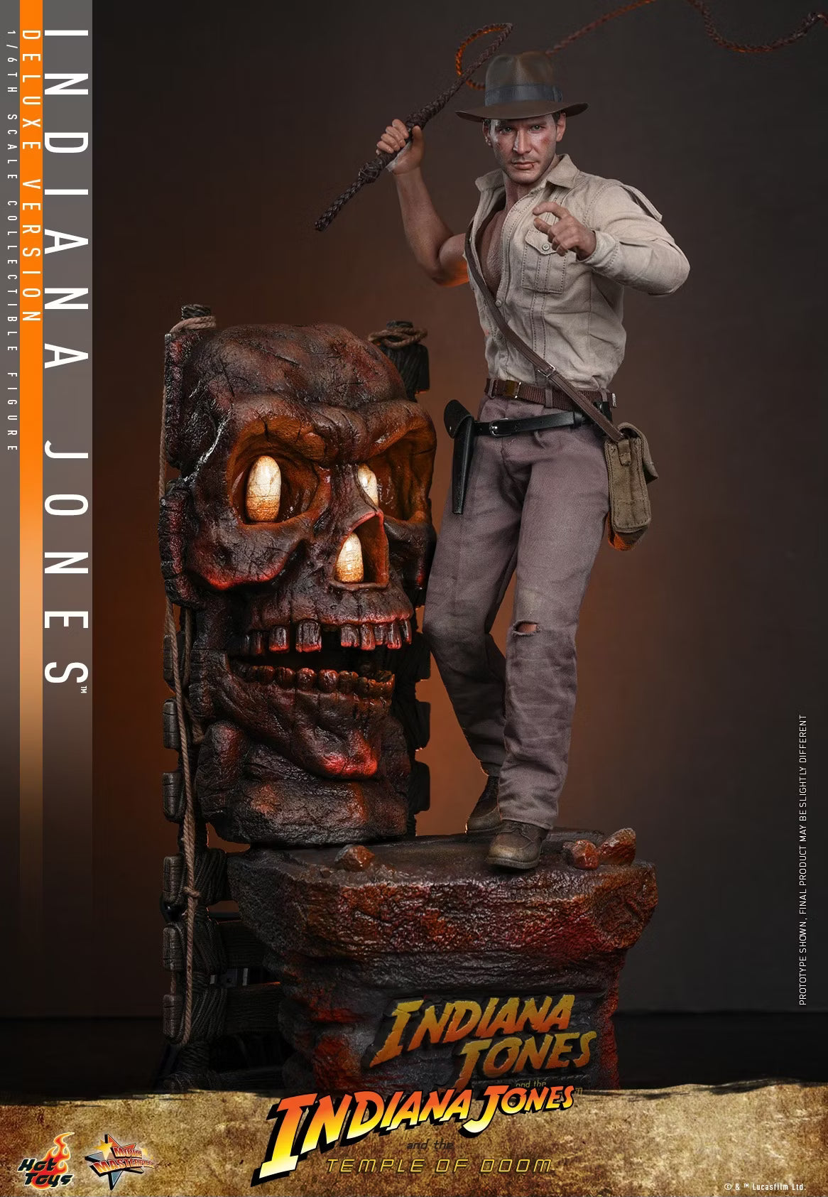 Indiana Jones Hot Toys Indiana Jones and the Temple of Doom MMS860 MMS861 1/6 Licensed Action Figure