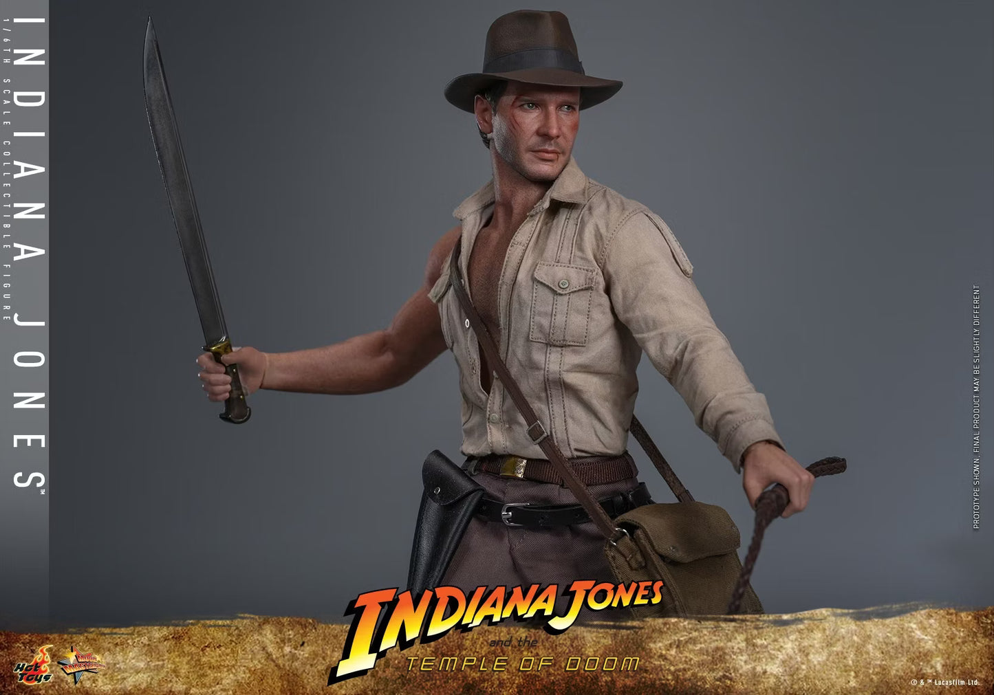 Indiana Jones Hot Toys Indiana Jones and the Temple of Doom MMS860 MMS861 1/6 Licensed Action Figure