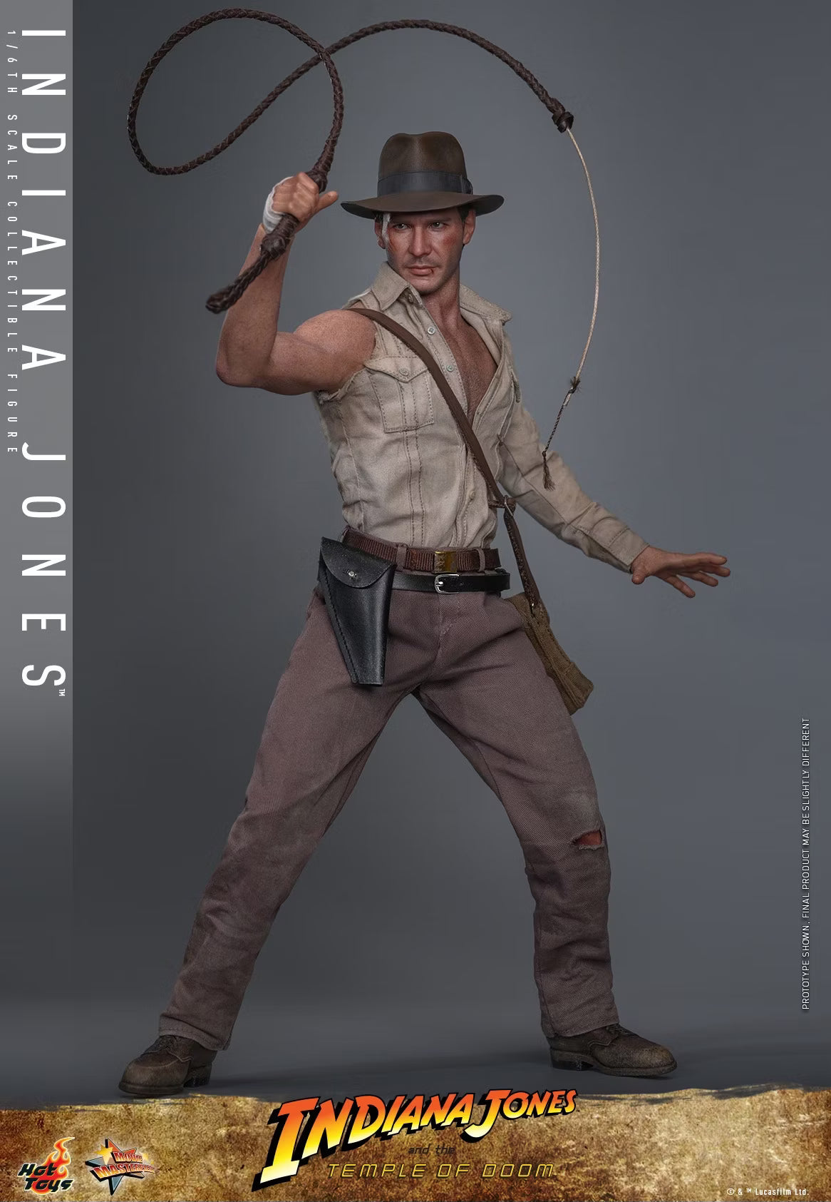 Indiana Jones Hot Toys Indiana Jones and the Temple of Doom MMS860 MMS861 1/6 Licensed Action Figure