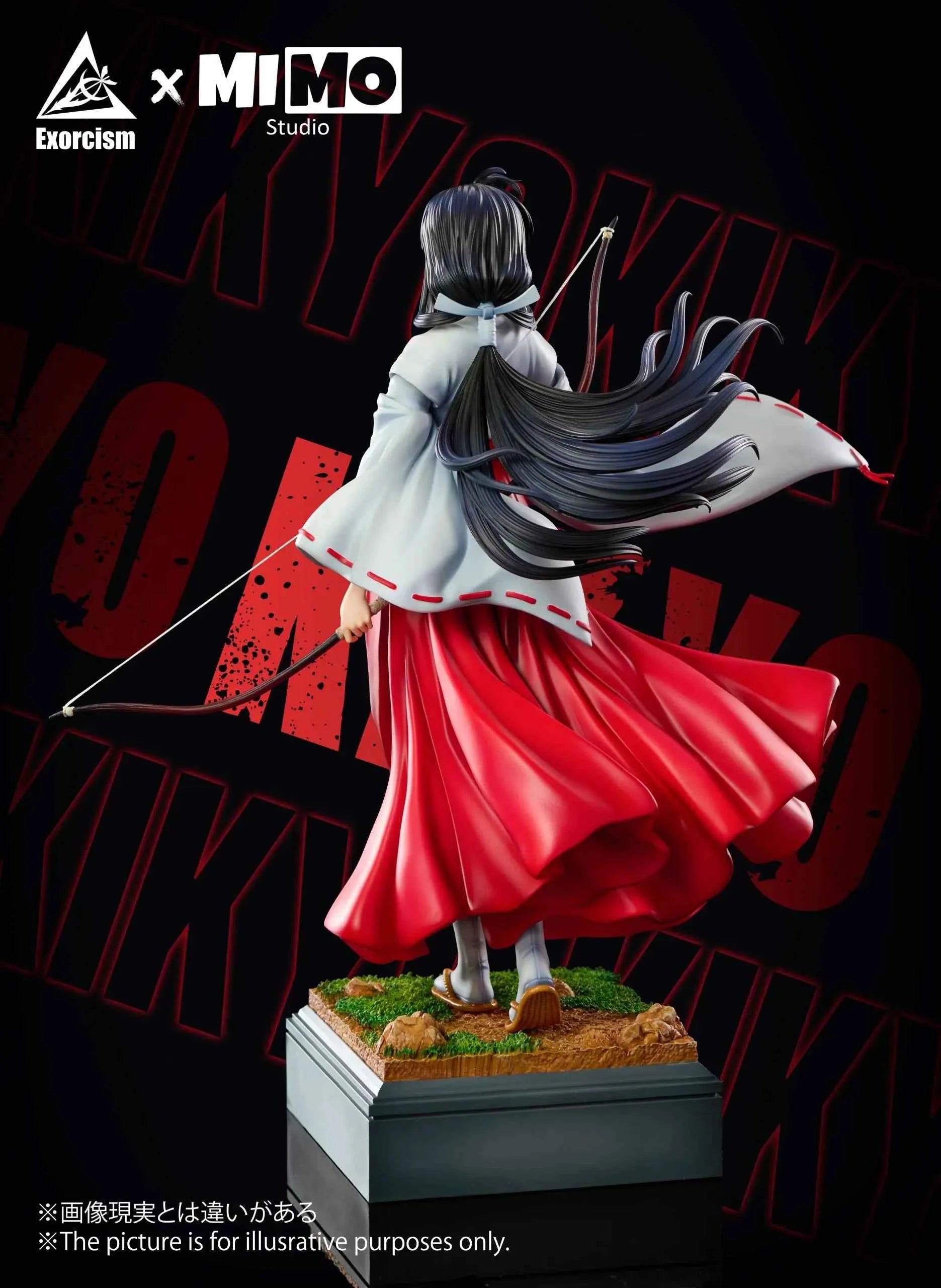 InuYasha Mimo Studio & Exorcism Studio Kikyo Resin Statue
