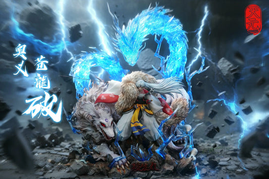 InuYasha TY Studio S+ Grade Sesshomaru Dragon Strike Resin Statue