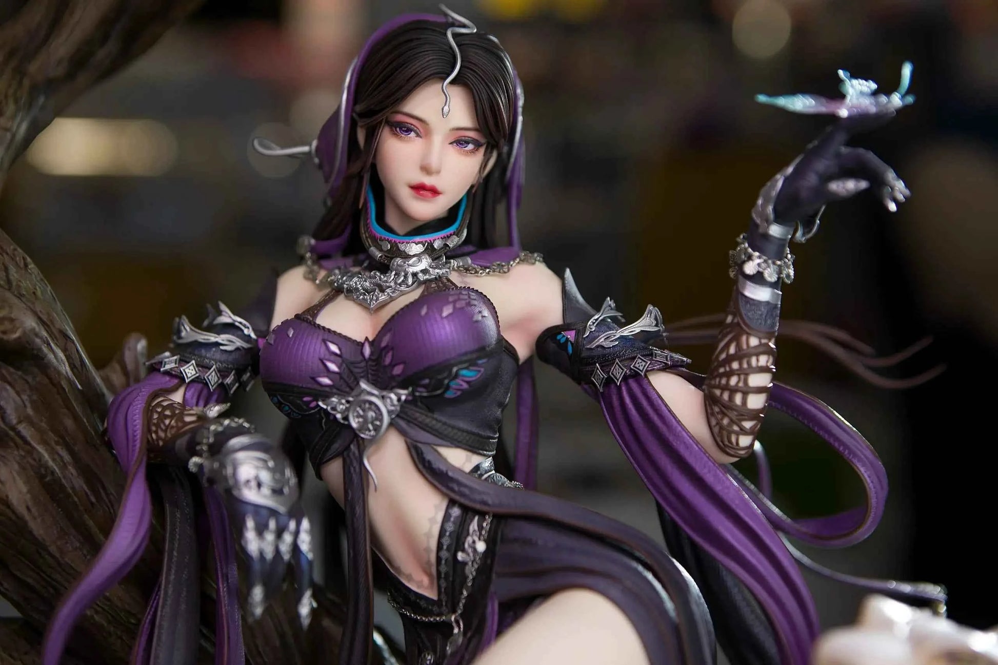 JX Online 3 Light Year Studio Snake-Enticing Mind Five Venoms Female 1/4 Licensed Resin Statue