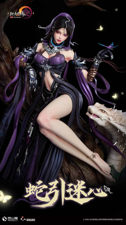 JX Online 3 Light Year Studio Snake-Enticing Mind Five Venoms Female 1/4 Licensed Resin Statue
