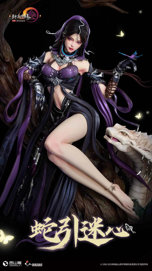 JX Online 3 Light Year Studio Snake-Enticing Mind Five Venoms Female 1/4 Licensed Resin Statue