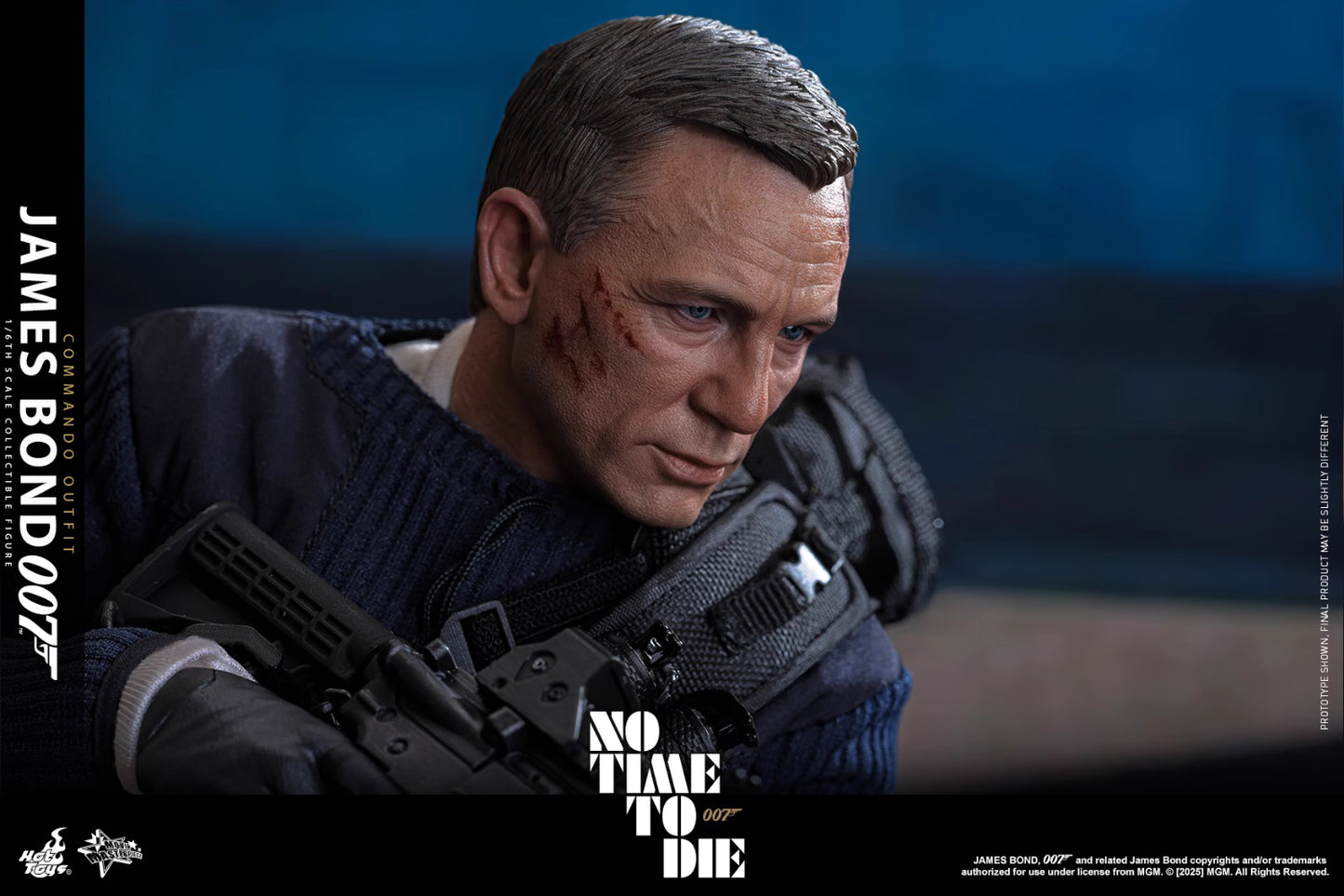 James Bond Hot Toys No Time To Die James Bond (Commando Outfit) MMS804 Licensed Action Figure