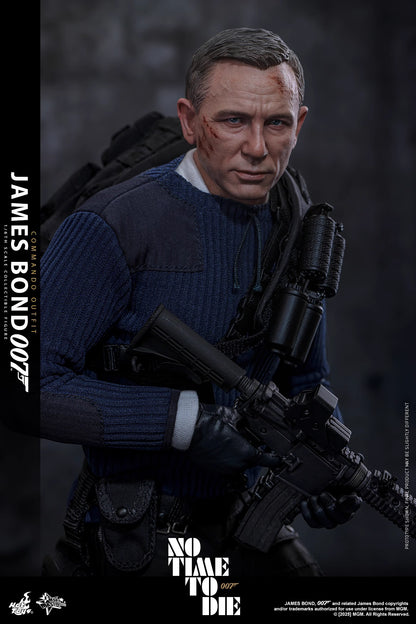 James Bond Hot Toys No Time To Die James Bond (Commando Outfit) MMS804 Licensed Action Figure