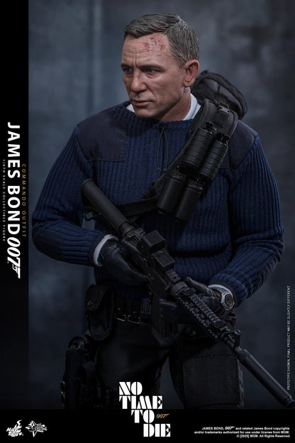 James Bond Hot Toys No Time To Die James Bond (Commando Outfit) MMS804 Licensed Action Figure