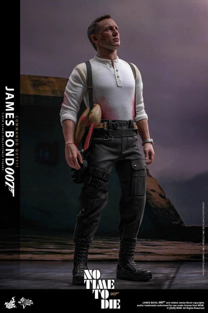 James Bond Hot Toys No Time To Die James Bond (Commando Outfit) MMS804 Licensed Action Figure