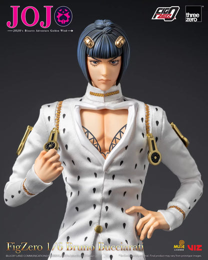 JoJo's Bizarre Adventure Threezero Bruno Bucciarati FigZero 3Z06590M0 1/6 Licensed Action Figure