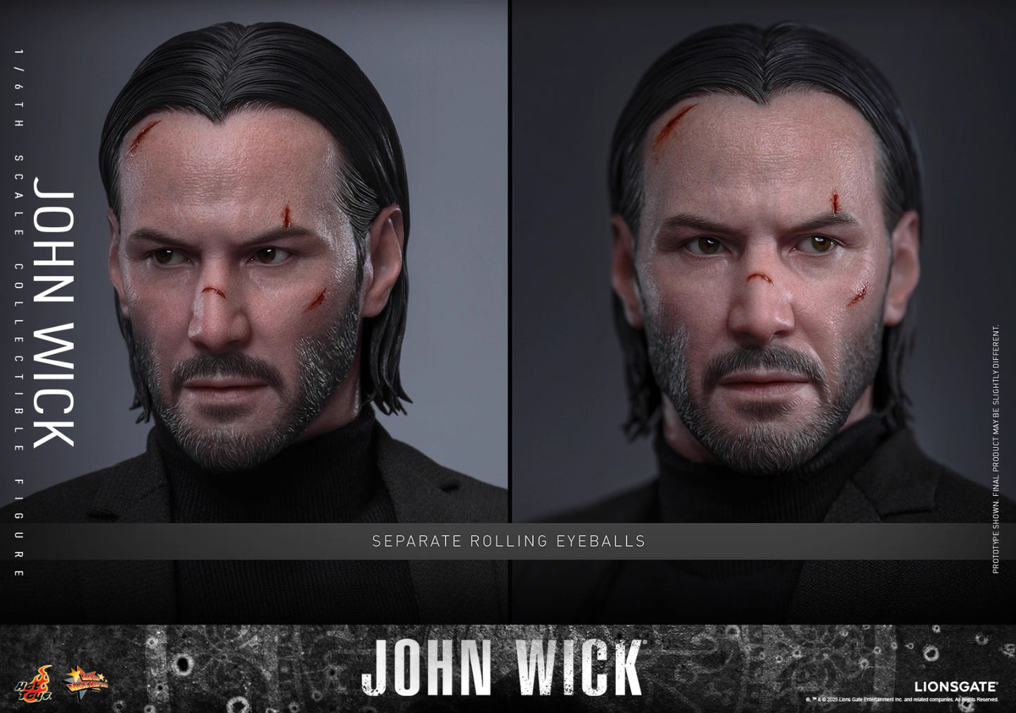 John Wick Hot Toys John Wick MMS832 1/6 Licensed Action Figure