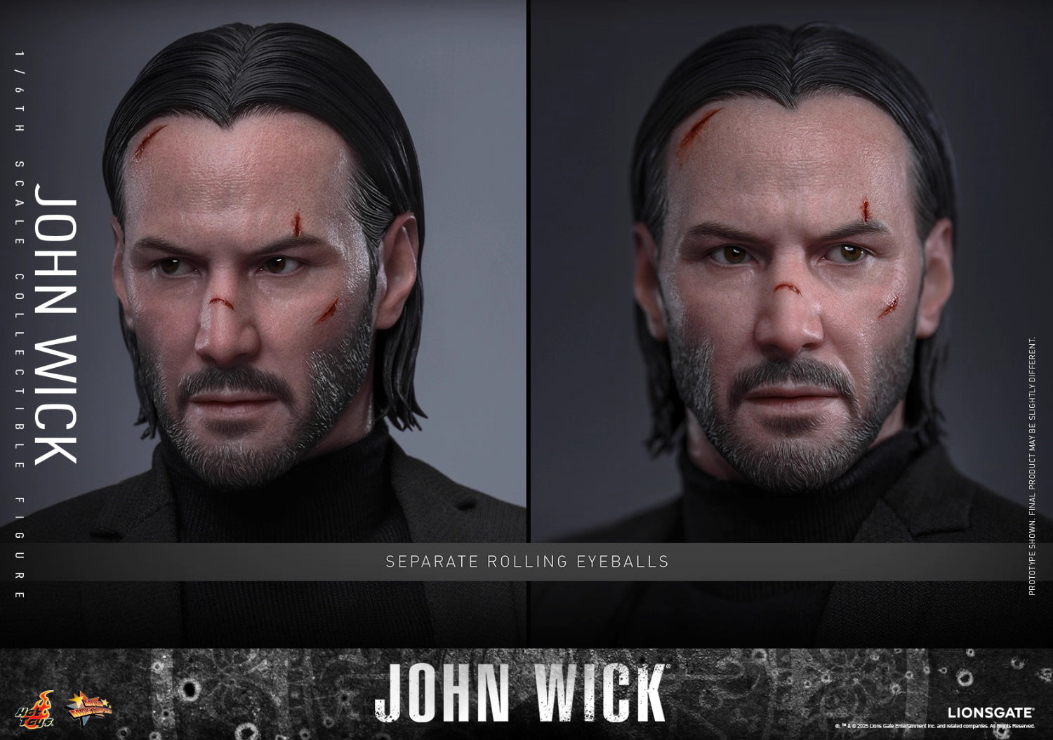 John Wick Hot Toys John Wick MMS832 1/6 Licensed Action Figure