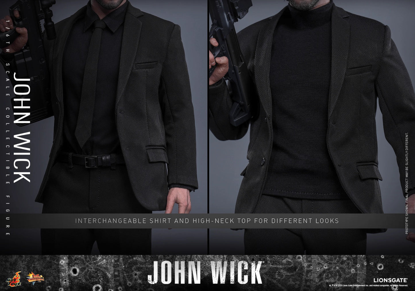 John Wick Hot Toys John Wick MMS832 1/6 Licensed Action Figure
