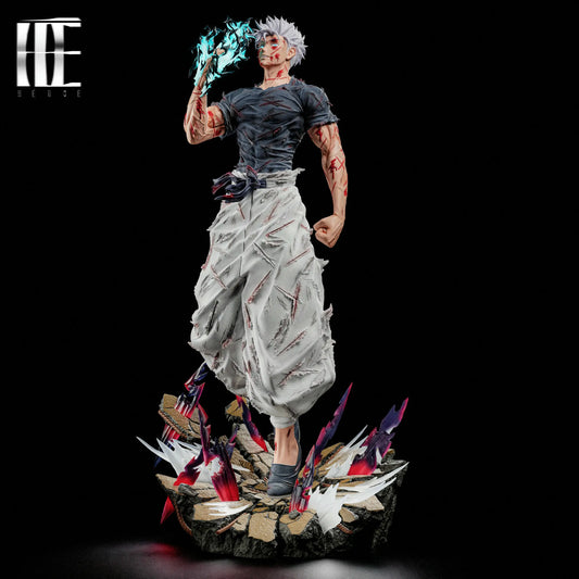 Jujutsu Kaisen Heroe Collectibles Studio attle Damaged Satoru Gojo Resin Statue