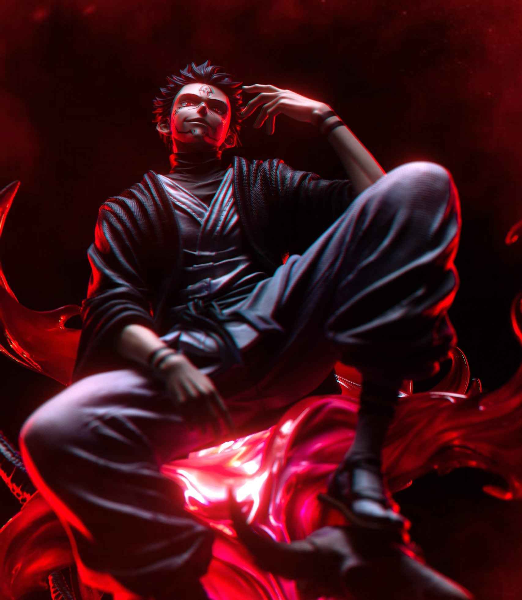 Jujutsu Kaisen PG Studio Ryomen Sukuna Resin Statue