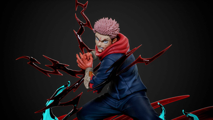 Jujutsu Kaisen Player 1 Studio Yuji Itadori Black Flash Resin Statue