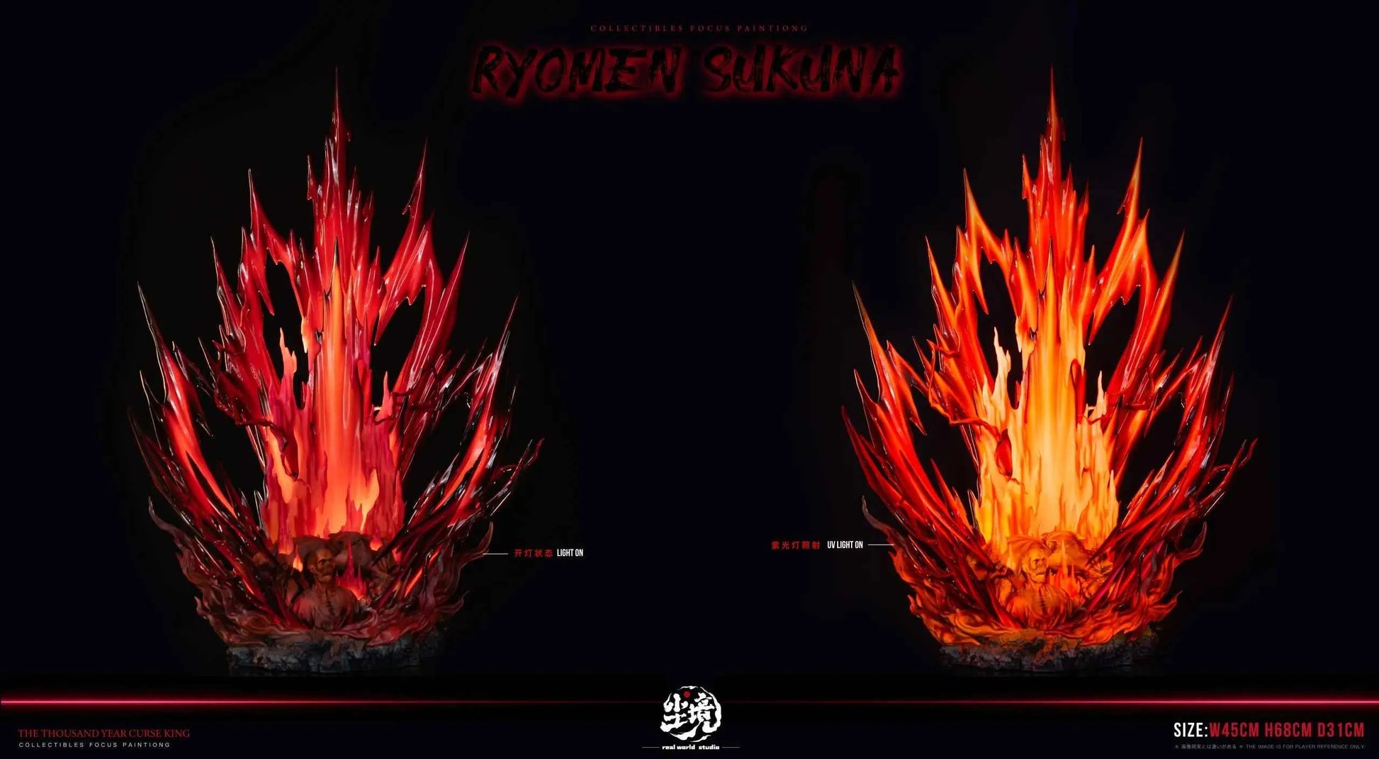 Jujutsu Kaisen Real World Studio Itadori Yuji Ryomen Sukuna Resin Statue