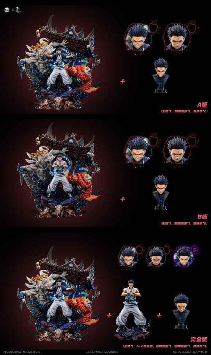 Jujutsu Kaisen Temple Studio & ZanyJoke Studio Itadori Yuji Ryomen Sukuna Resin Statue