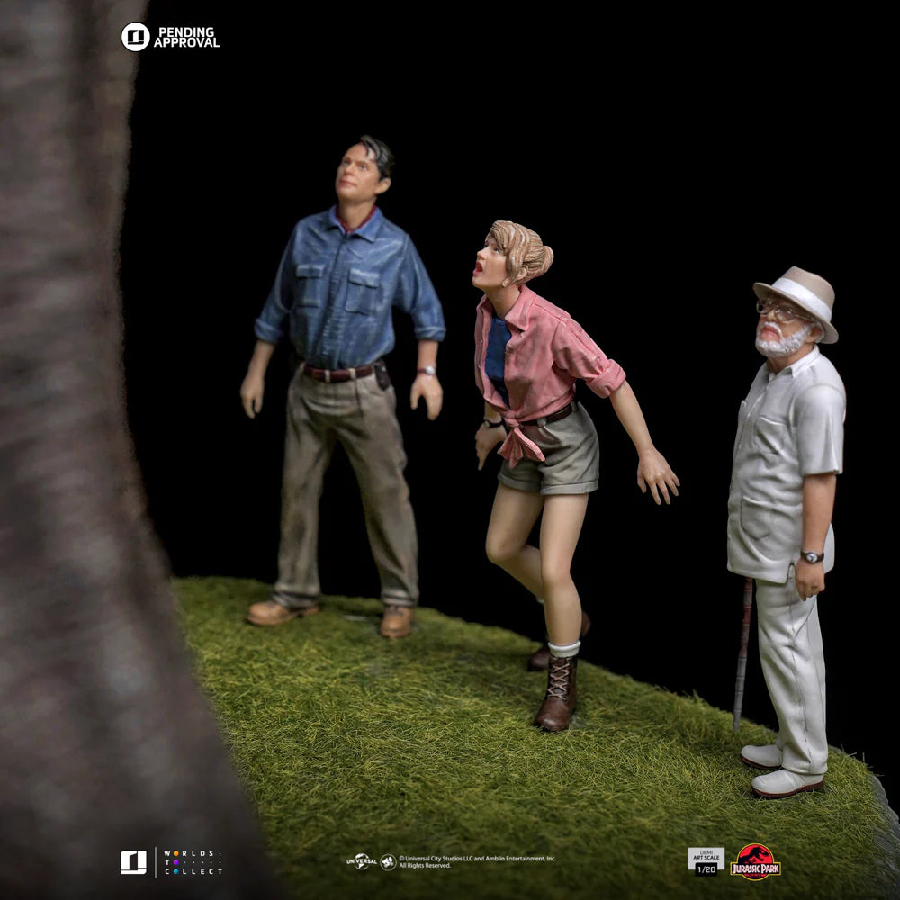 Jurassic Park Iron Studio Welcome to Jurassic Park Diorama UNIVJP124325-20 Resin Statue