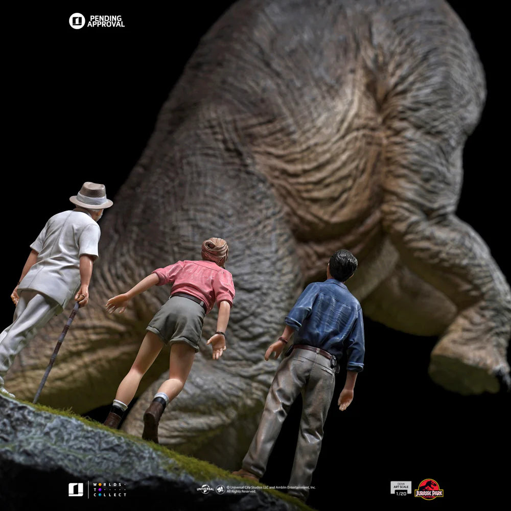 Jurassic Park Iron Studio Welcome to Jurassic Park Diorama UNIVJP124325-20 Resin Statue