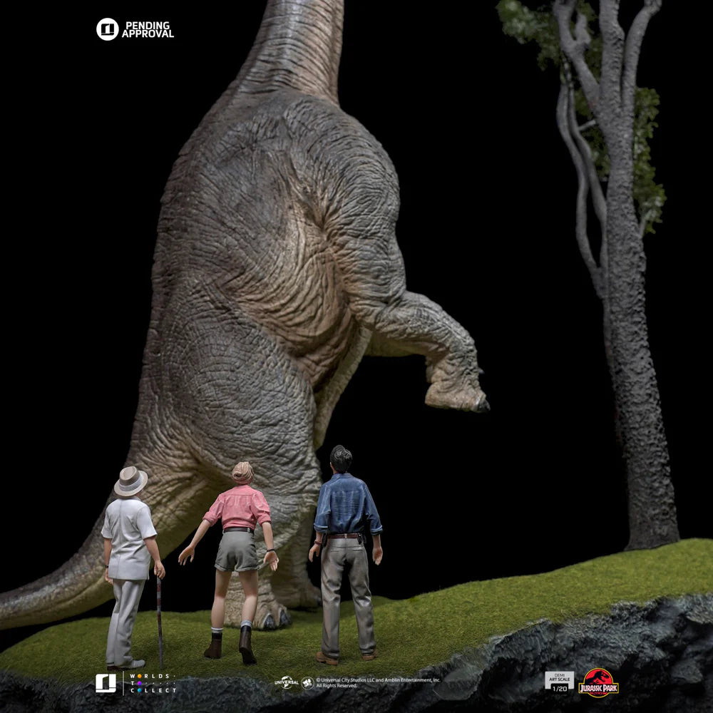 Jurassic Park Iron Studio Welcome to Jurassic Park Diorama UNIVJP124325-20 Resin Statue
