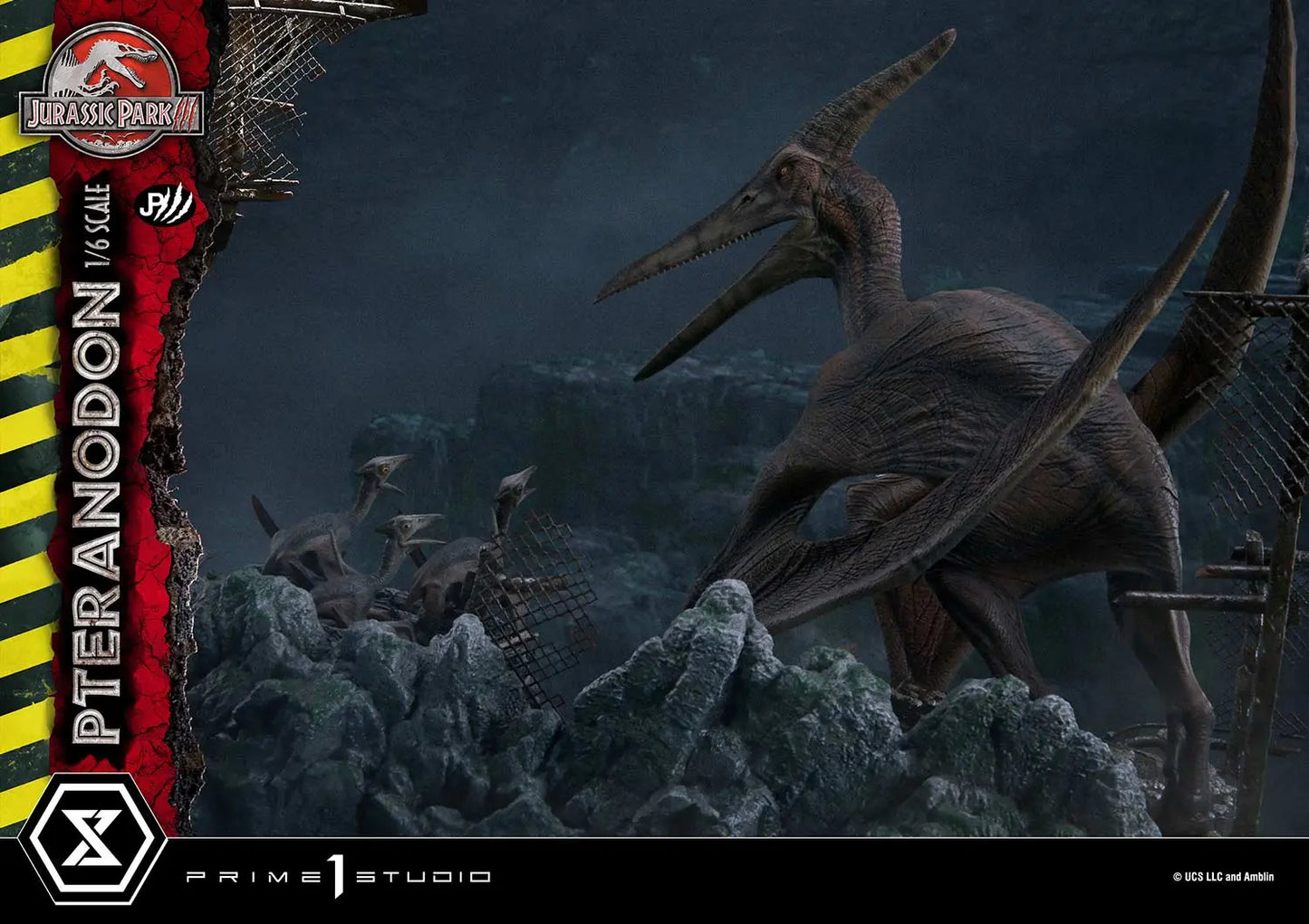Jurassic Park Prime 1 Studio Legacy Museum Collection Pteranodon 1/6 LMCJWF-02 LMCJWF-02S Licensed Resin Statue