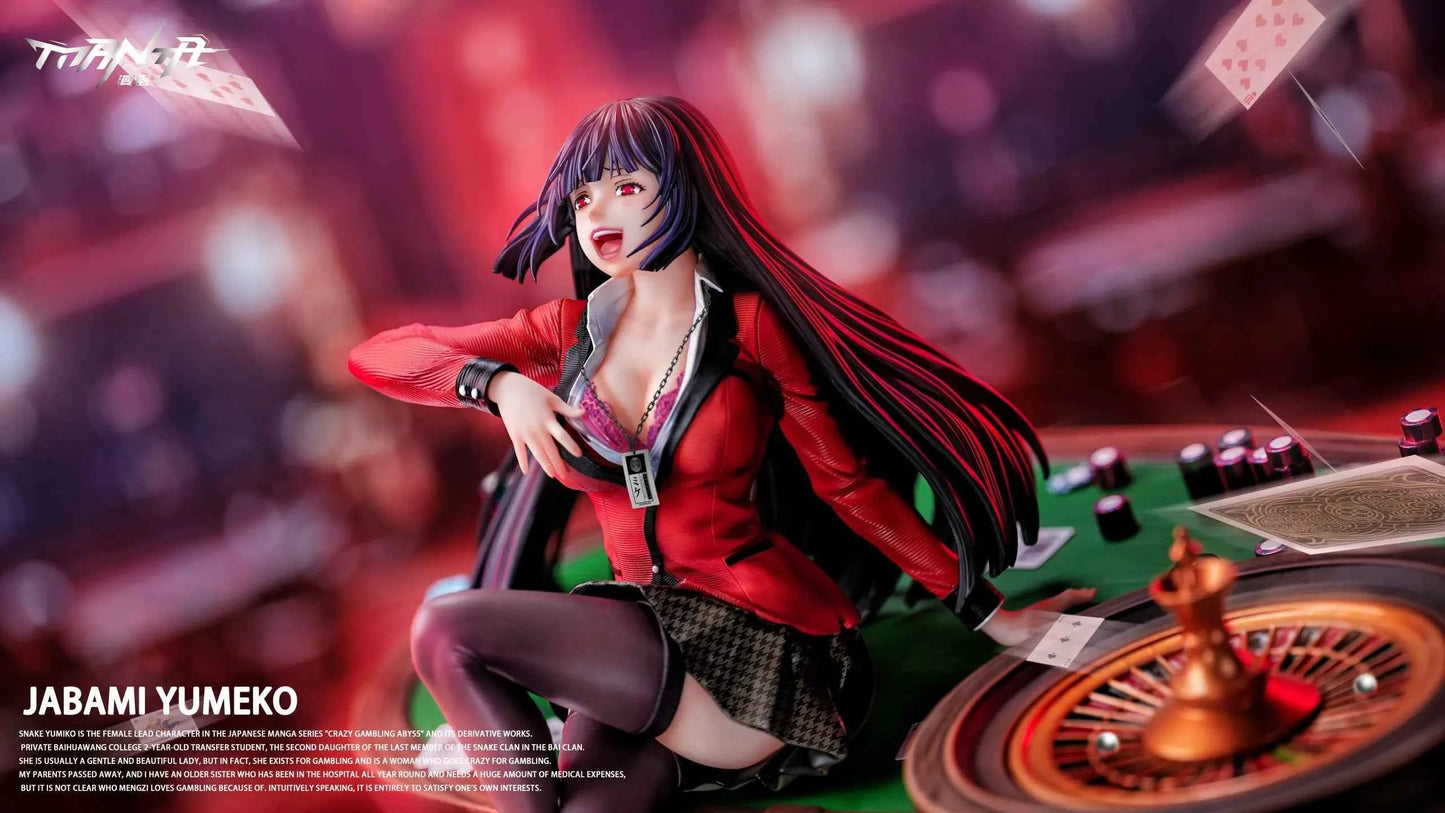 Kakegurui Manta Studio Kneeling Series Jabami Yumeko Resin Statue