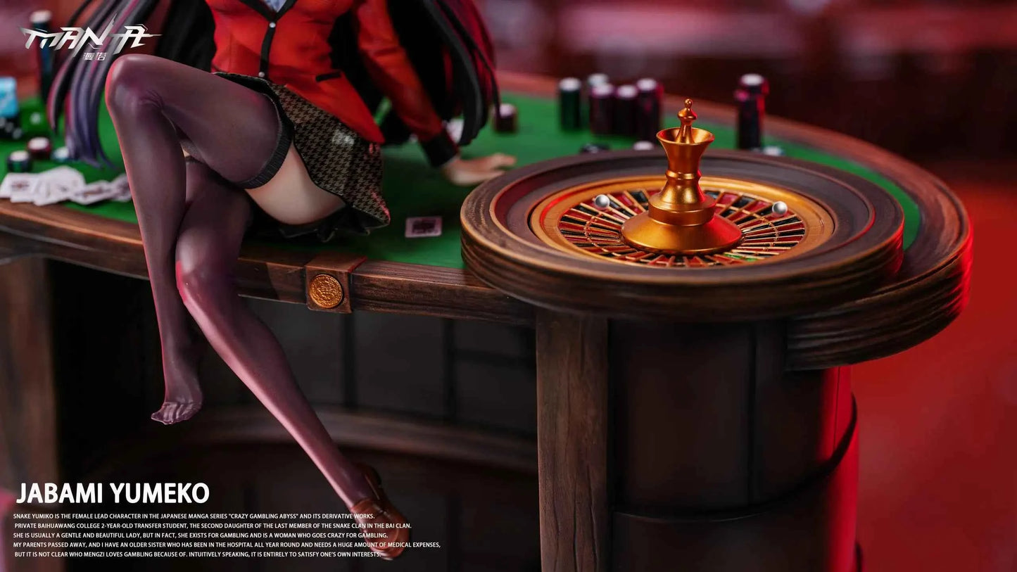 Kakegurui Manta Studio Kneeling Series Jabami Yumeko Resin Statue