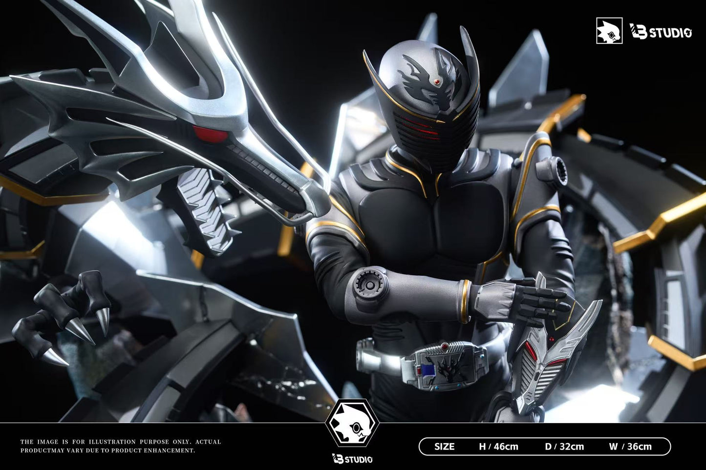 Kamen Rider LB Studio Kamen Rider Ryuga 1/4 Resin Statue
