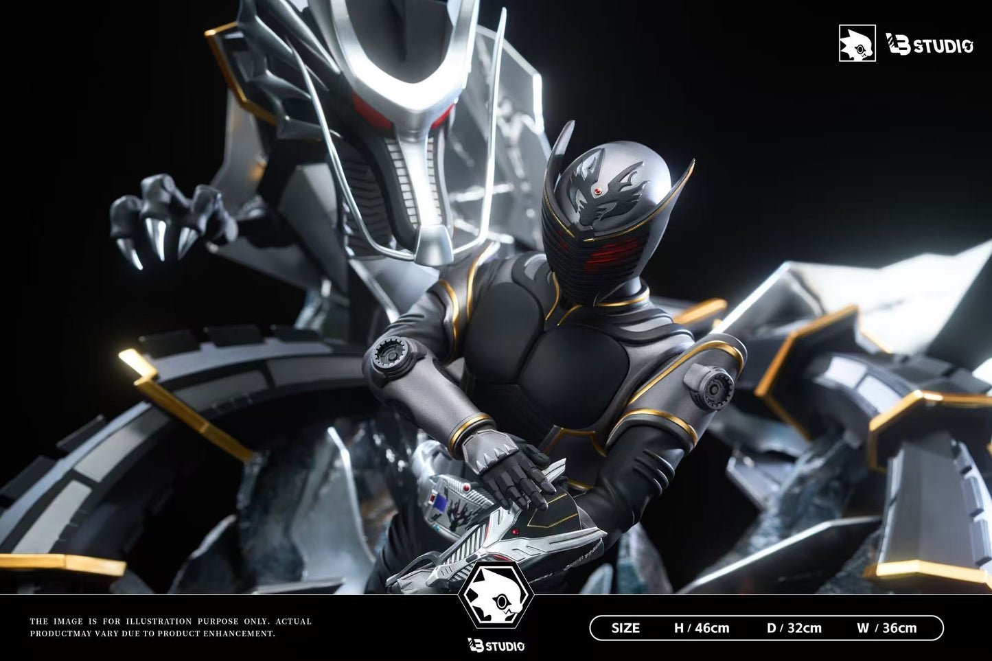 Kamen Rider LB Studio Kamen Rider Ryuga 1/4 Resin Statue