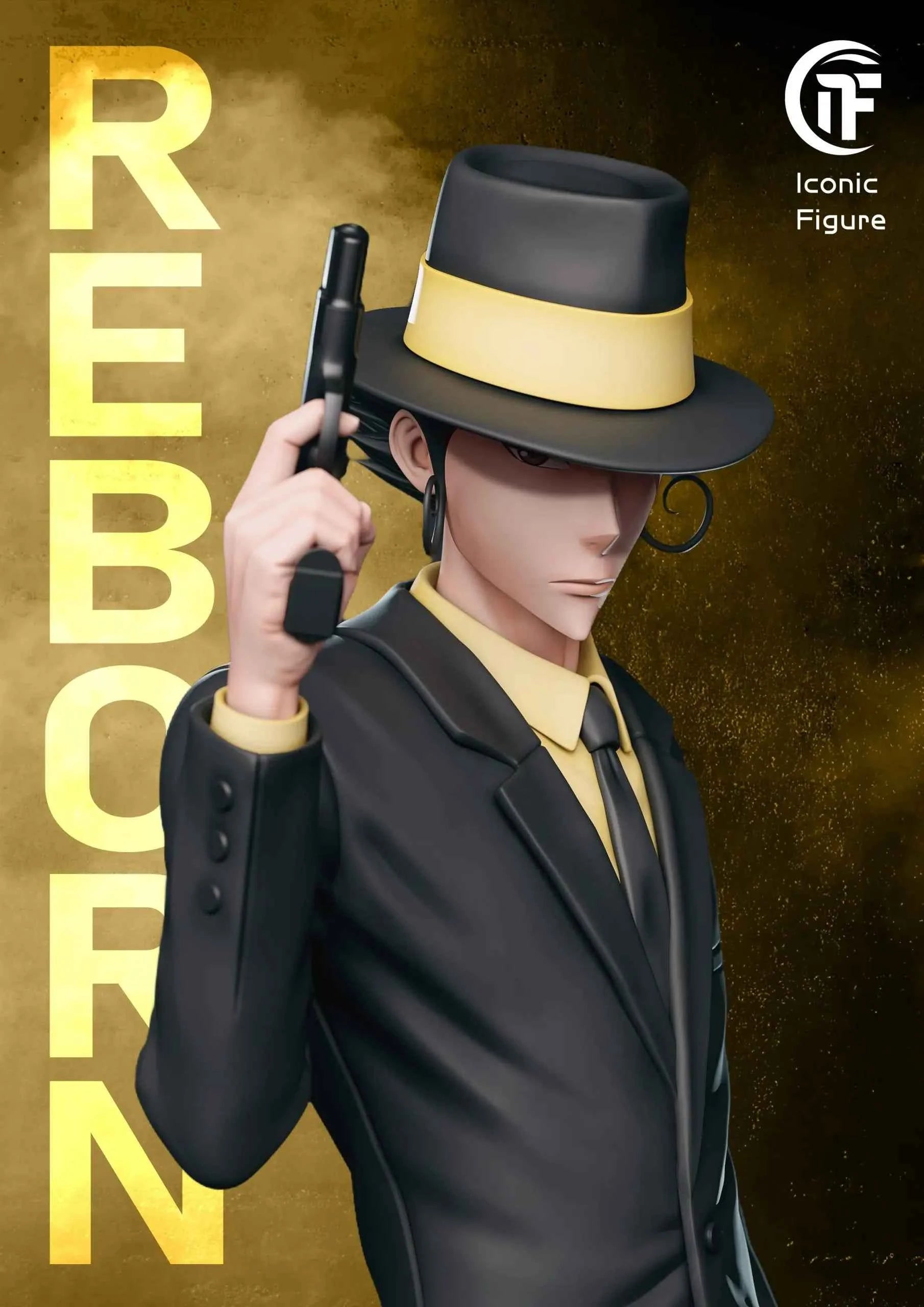 Katekyo Hitman Iconic Figure Studio Reborn Adult Form Resin Statue
