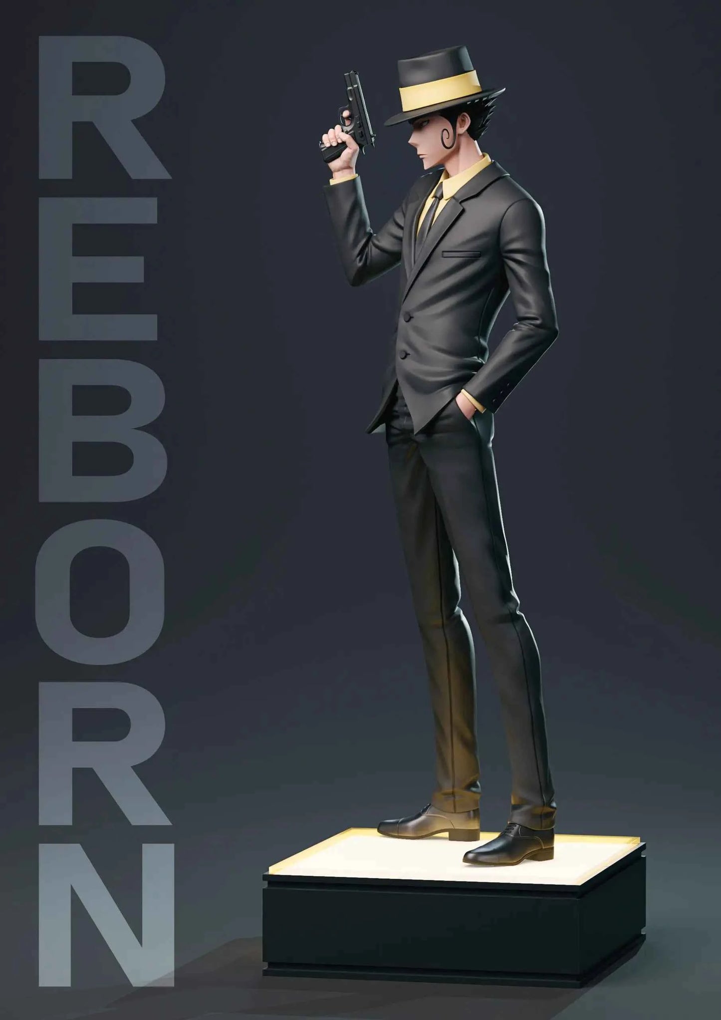 Katekyo Hitman Iconic Figure Studio Reborn Adult Form Resin Statue