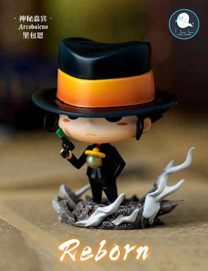 Katekyo Hitman Reborn ILL Studio Tsunayoshi Sawada Cotton Gloves & Reborn Resin Statue
