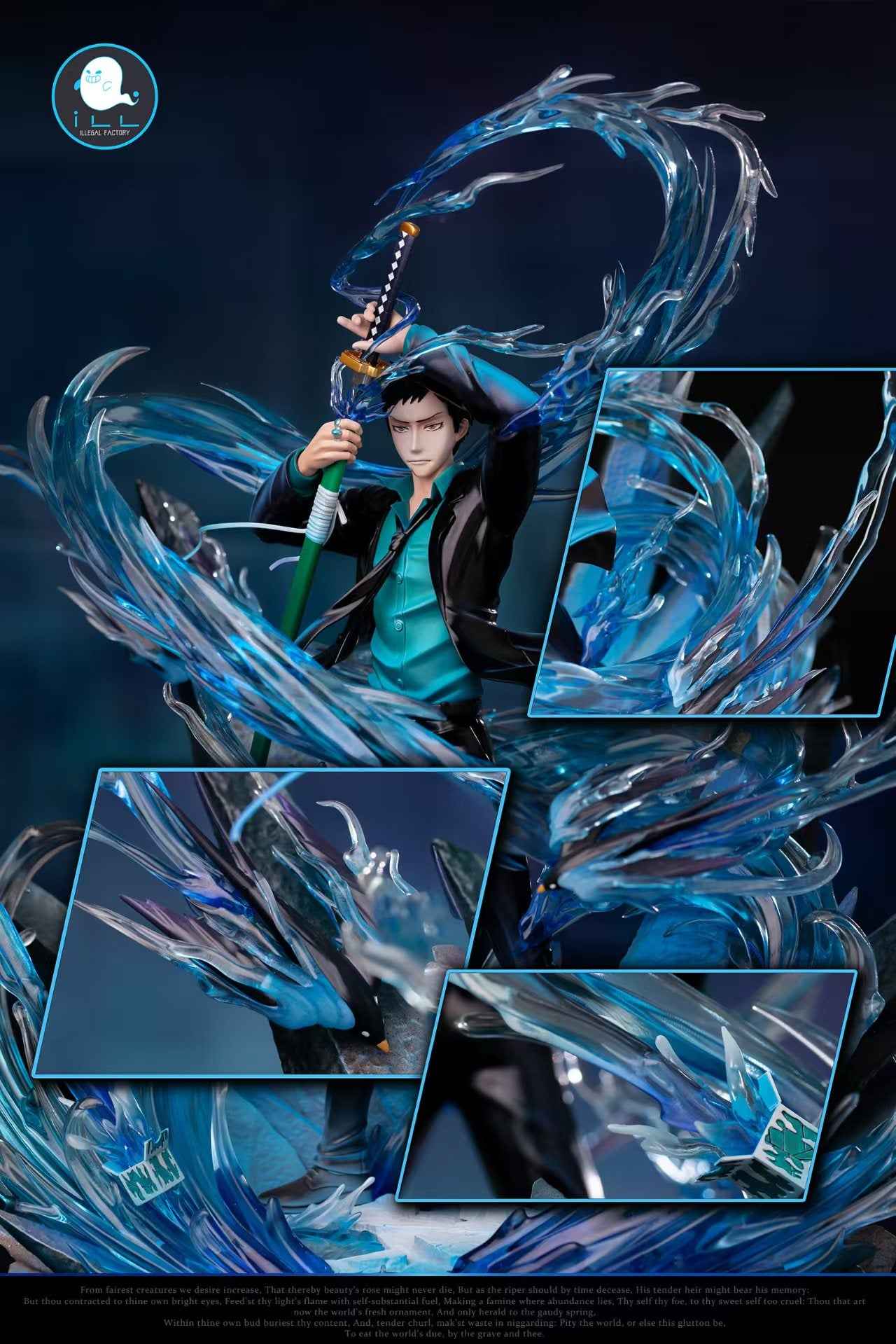 Katekyo Hitman Reborn ILL Studio Yamamoto Takeshi 2.0 Resin Statue