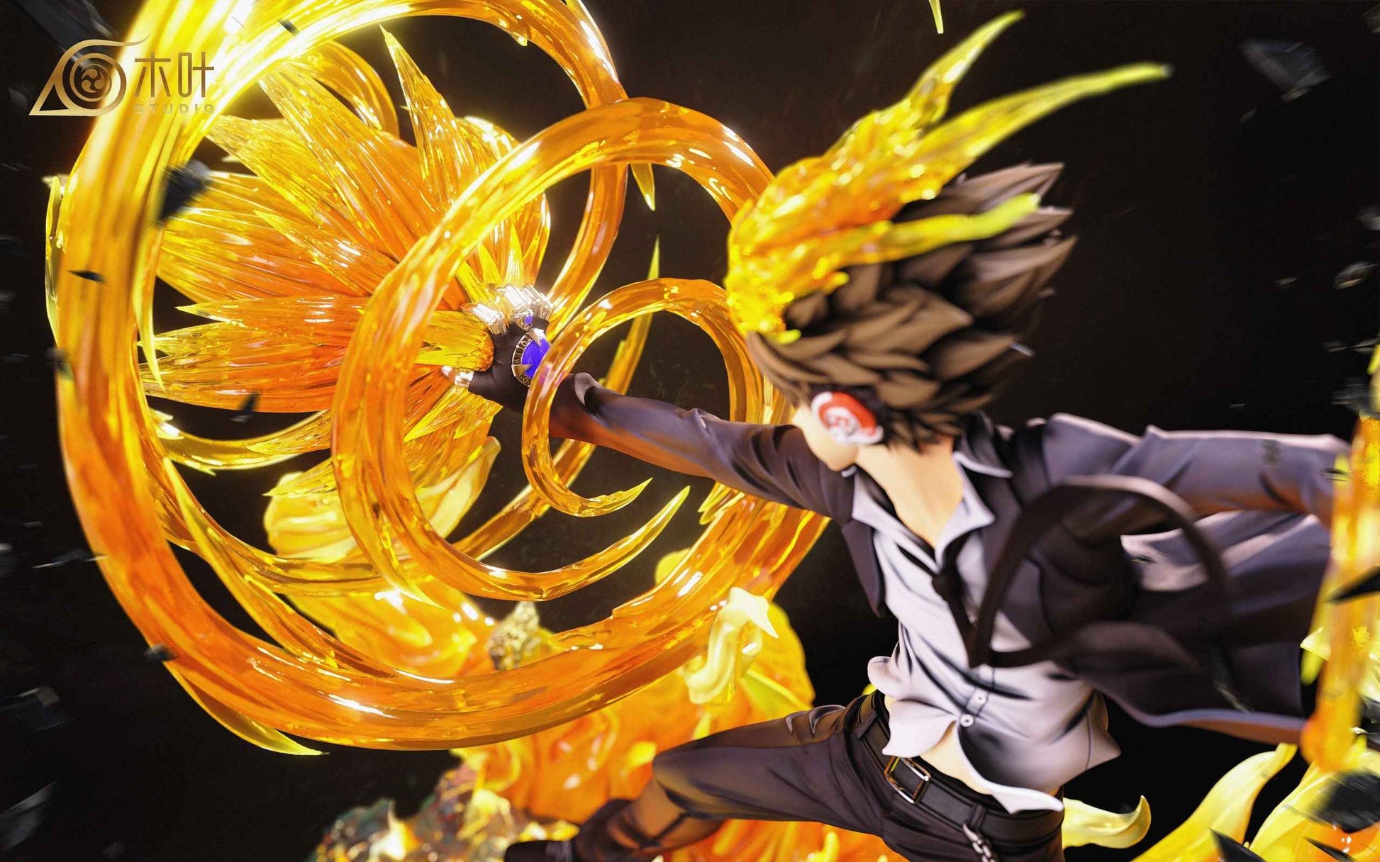 Katekyo Hitman Reborn Konoha Studio Tsunayoshi Sawada "Tsuna" Resin Statue
